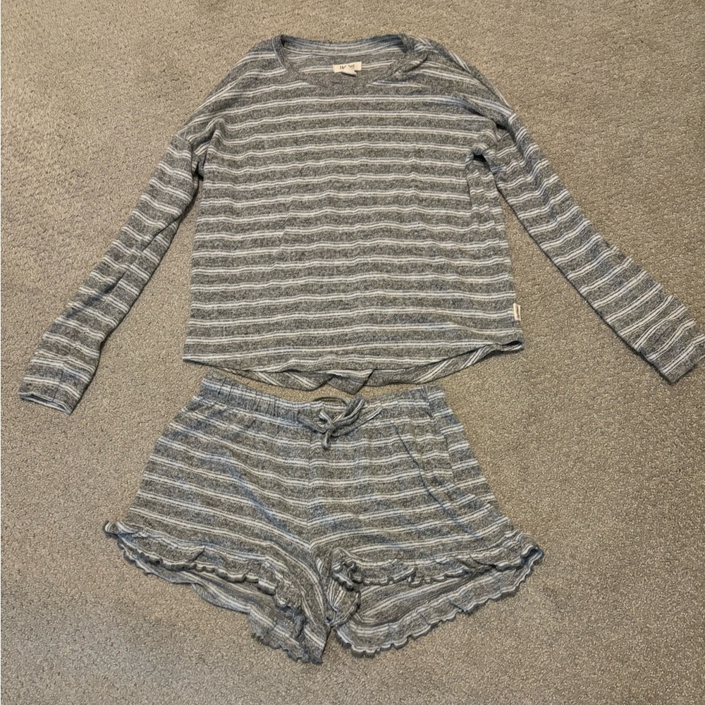 UpWest Brushed Sleep Tee and shorts
